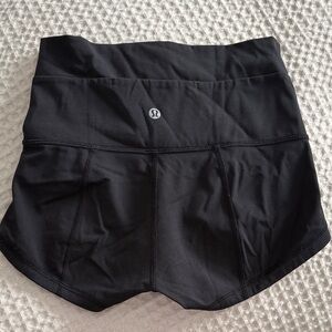 lululemon athletica Women's Black Athletic Shorts